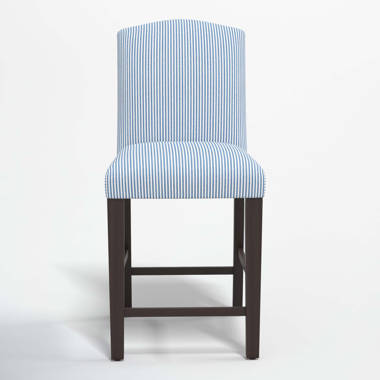 Blue and white striped bar online stools